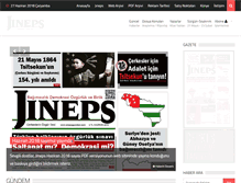 Tablet Screenshot of jinepsgazetesi.com